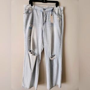 NEW WOMEN'S JEANS 14 WALLFLOWER SIZE 14 BLUE COLOR VERY NICE.